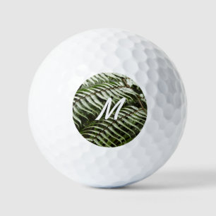 Pelotas De Golf Fern Fronds II Naturaleza verde oscura