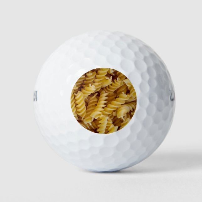 Pelotas De Golf Fideos de Pasta Fusilli (Anverso)