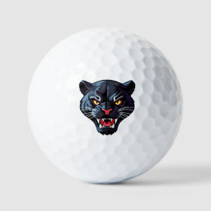 Pelotas De Golf Fiero Mascota Pantera Rugiente