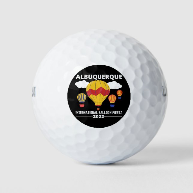 Pelotas De Golf Fiesta Albuquerque Balloon 2022 (Anverso)