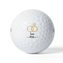 Fiesta de caligrafía de Team Bride Gold Boda Rings