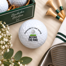 Fiesta de Soltero Personalizada Divertida Golfista