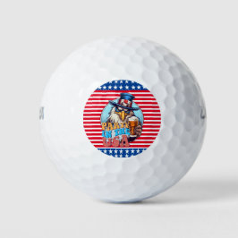 Pelotas De Golf Fiesta en los EE. UU. GOLFISTA