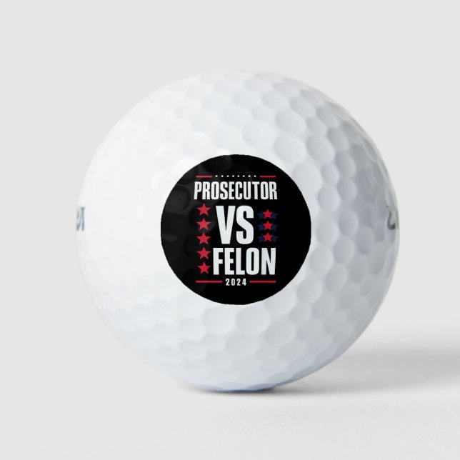 Pelotas De Golf Fiscal Vs Felon 2024 (Anverso)
