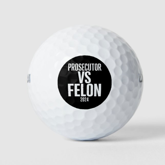 Pelotas De Golf Fiscal Vs Felon 2024 (Anverso)