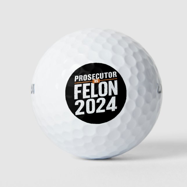 Pelotas De Golf Fiscal Vs Felon 2024 (Anverso)