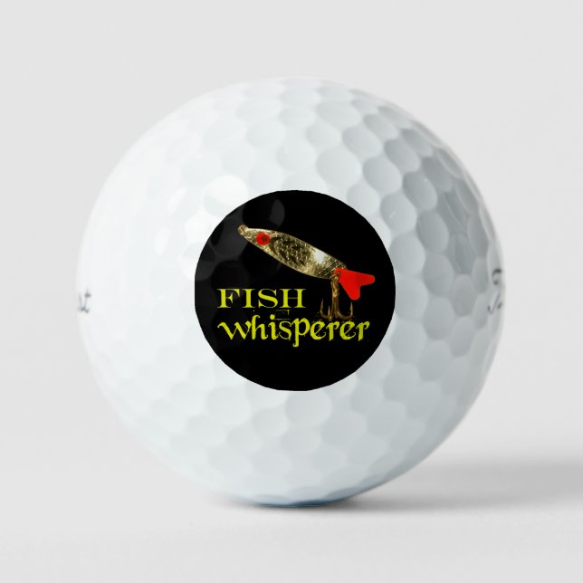 Pelotas De Golf Fish Whisperer Golf Balls (Anverso)