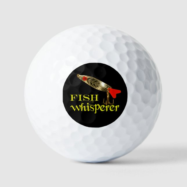 Pelotas De Golf Fish Whisperer Golf Balls (Anverso)