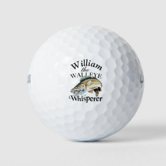 Pelotas De Golf Fisherman de Walleye Whisperer personalizado