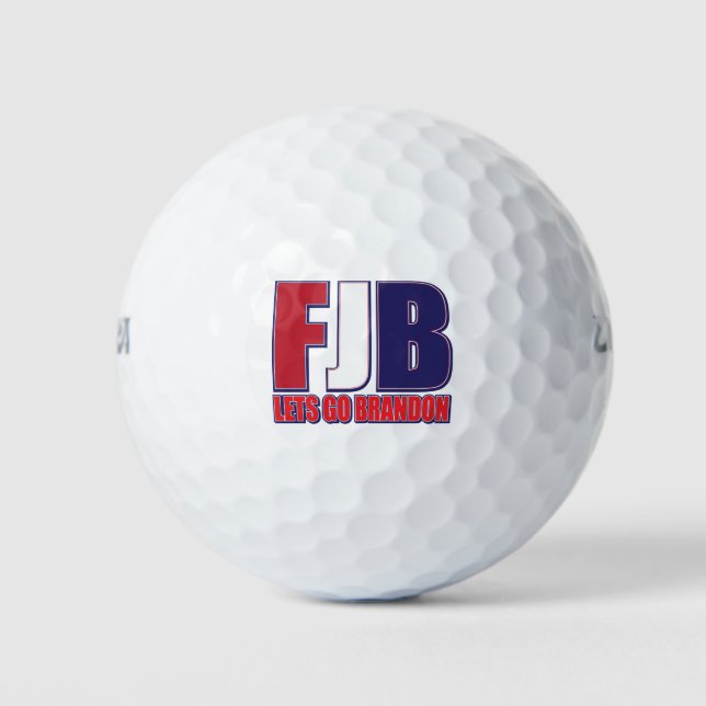 Pelotas De Golf FJB (Lets-Go-Brandon) (Anverso)