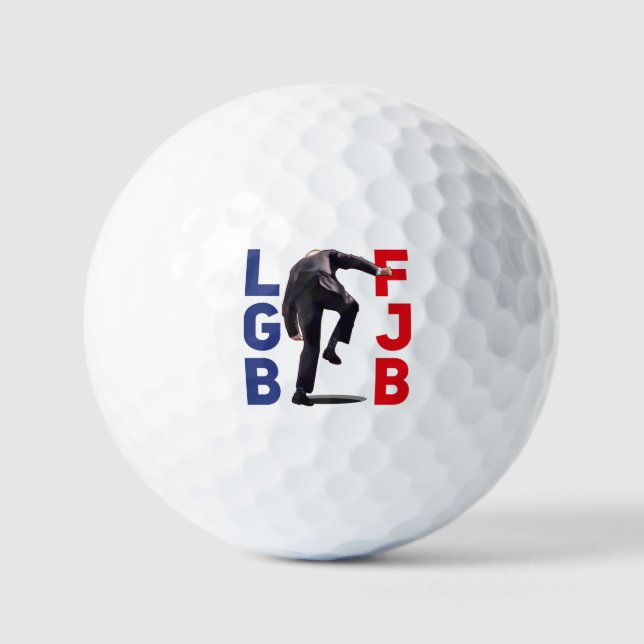 Pelotas De Golf FJB Let's Go Brandon divertido anti Biden fall (Anverso)