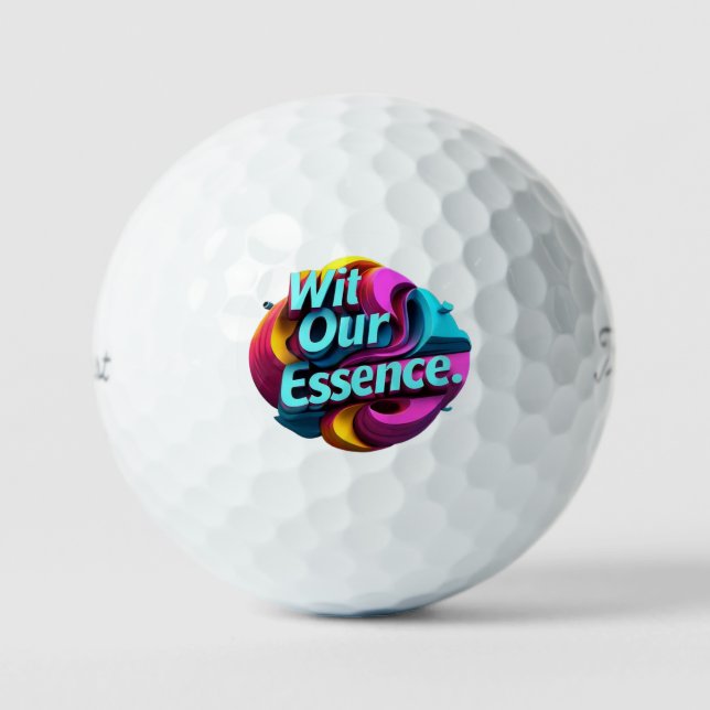 Pelotas De Golf "Flagelo artístico" (Anverso)