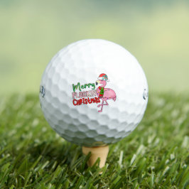 Pelotas De Golf Flamingo Feliz Navidad, Llamada de diseño personal