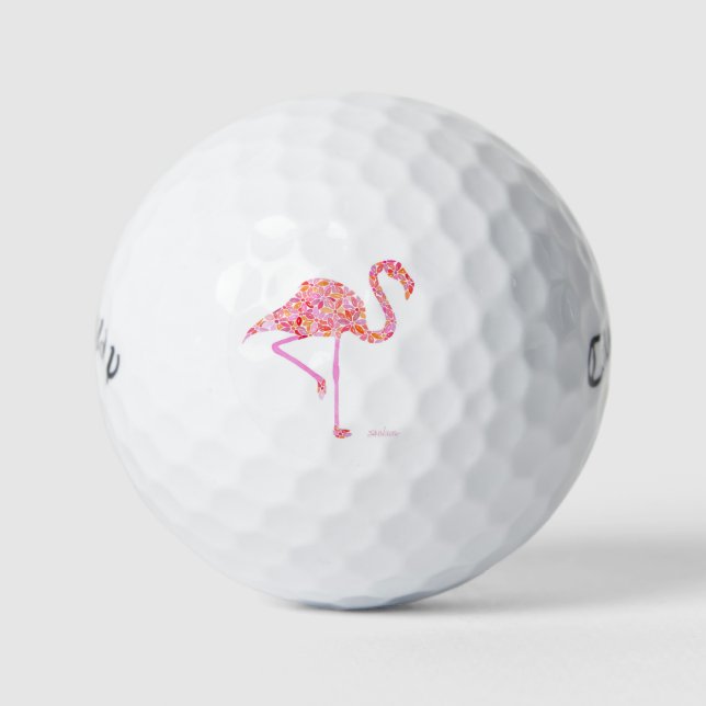 Pelotas De Golf Flamingo Golf Balls (Anverso)