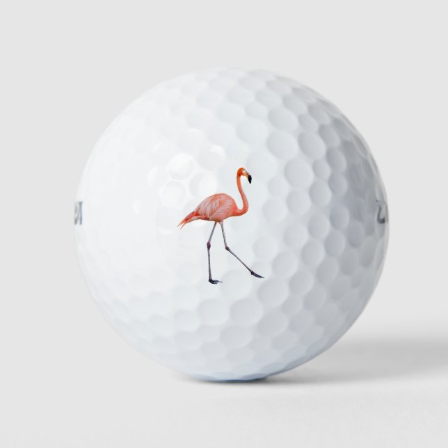 Pelotas De Golf Flamingo rosa (Anverso)
