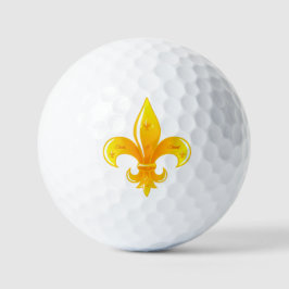 Pelotas De Golf Fleur De Lis 3 Pack Golf Balls