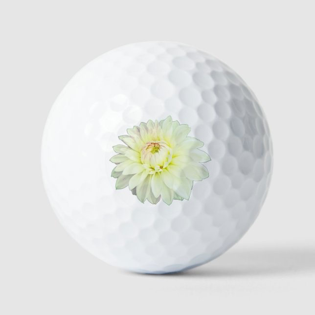 Pelotas De Golf Flor blanca (Anverso)