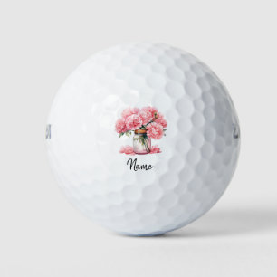 Pelotas De Golf Flor de clavel para el Día de la Madre Golf
