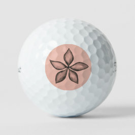 Pelotas De Golf Flor negra Titleist 2023 Pro V1 en rosa