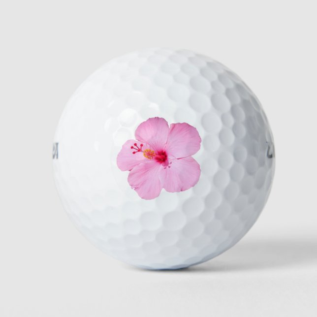 Pelotas De Golf Flor tropical Hibiscus rosa (Anverso)