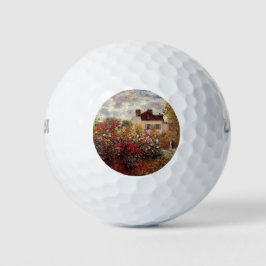 Pelotas De Golf flor vintage monet garden en argenteuil sun