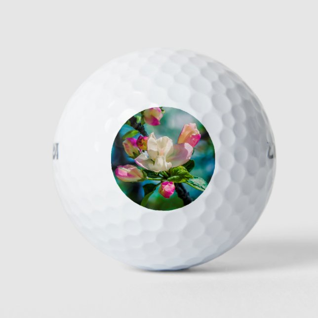 Pelotas De Golf Flor y brotes de arvejas (Anverso)