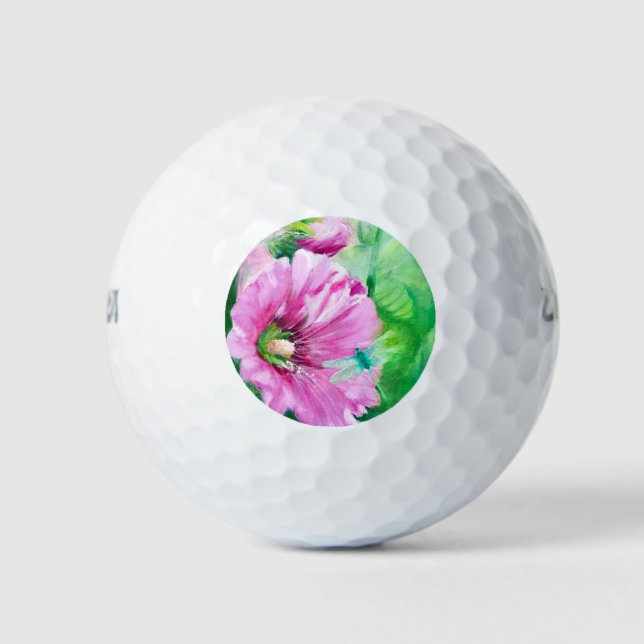 Pelotas De Golf Floral (Anverso)