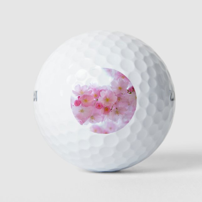 Pelotas De Golf Florecimiento del Árbol de cerezo japonés (Anverso)