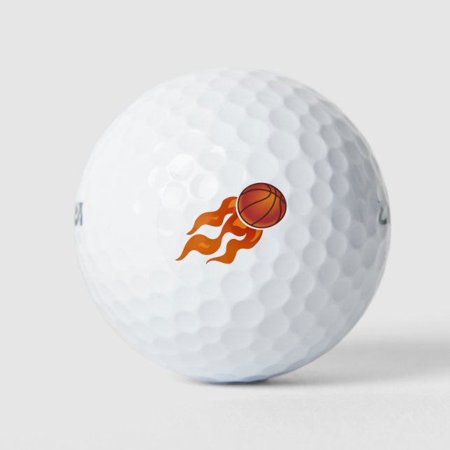Pelotas De Golf Flores de baloncesto (Anverso)