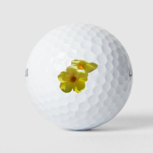 Pelotas De Golf Flores de trompeta doradas I