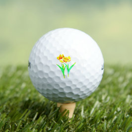 Pelotas De Golf Flores de tulipanes