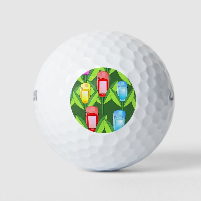 Pelotas De Golf Flores GPS (Anverso)