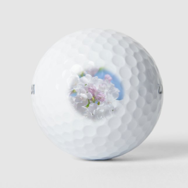 Pelotas De Golf Flores Lilac (Anverso)