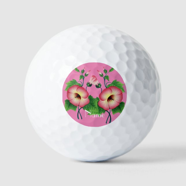 Pelotas De Golf Flores rosa de inicio, Thunder_Cove (Anverso)