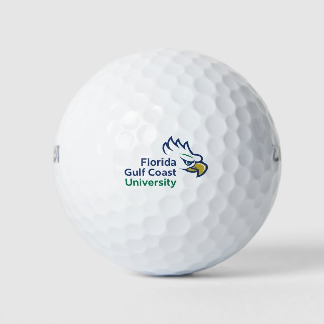 Pelotas De Golf Florida Gulf Coast University | FGCU Azul Eagles (Anverso)