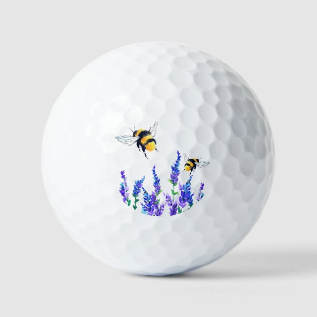 Pelotas De Golf Flying Spring Bees Golf Balls (Anverso)