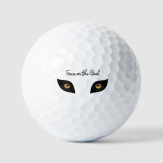 Pelotas De Golf Focus on the Goal - Intense Leopard Eyes Art