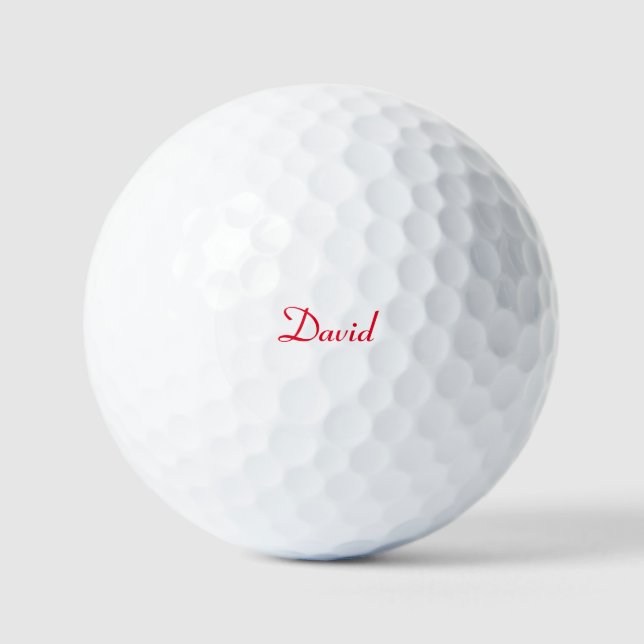 PELOTAS DE GOLF FORE GOLF BALLS (Anverso)