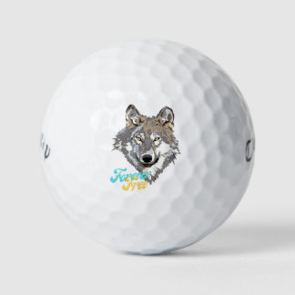 Pelotas De Golf Forever Free Wolf Head Golf Balls