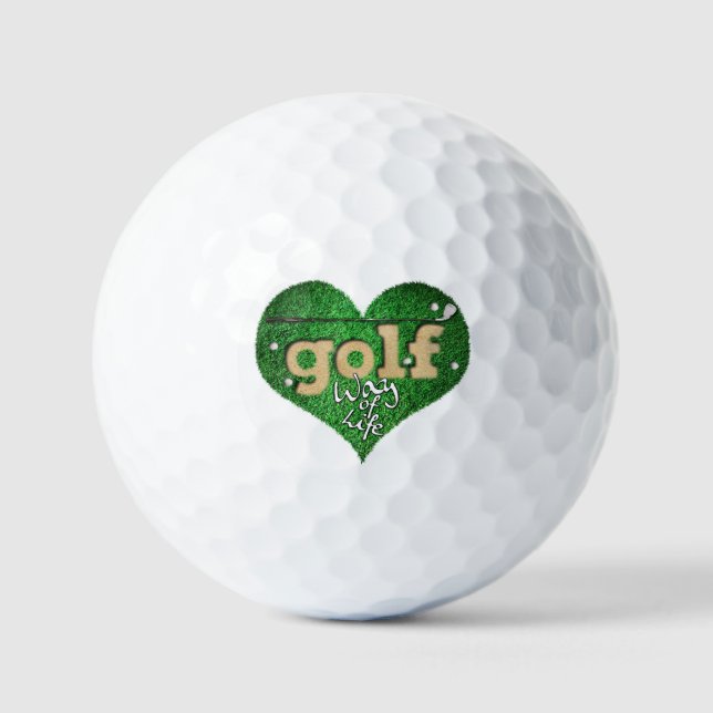 Pelotas De Golf Forma de vida (Anverso)