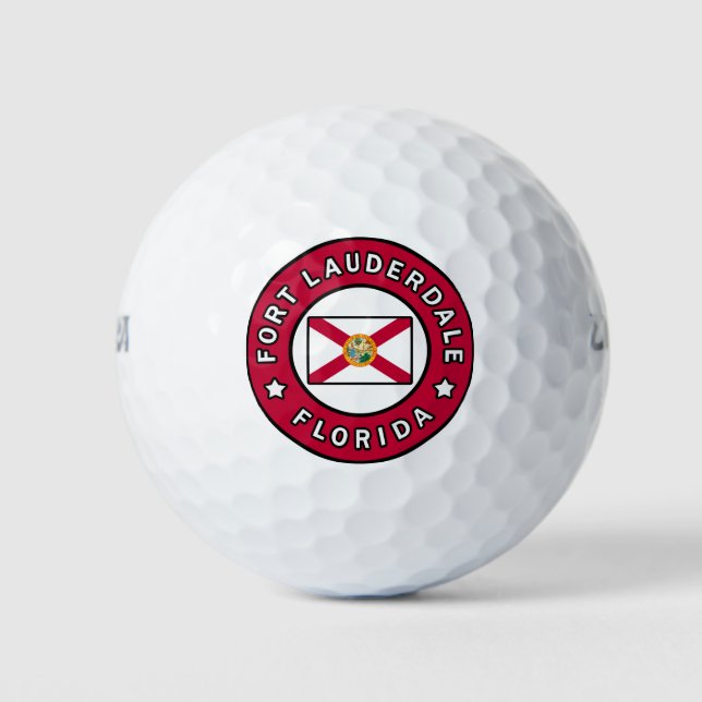 Pelotas De Golf Fort Lauderdale Florida (Anverso)