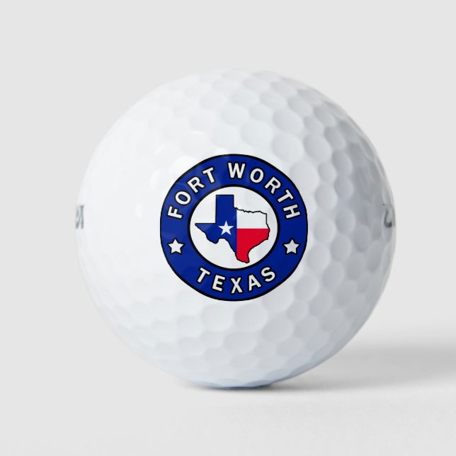 Pelotas De Golf Fort Worth Texas (Anverso)