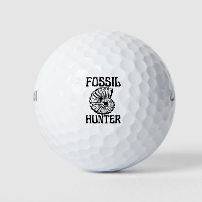 Pelotas De Golf Fossil Hunter (Anverso)