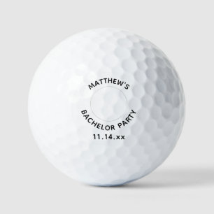 Pelotas De Golf Foto de Bachelor Party Wedding Favor Groom
