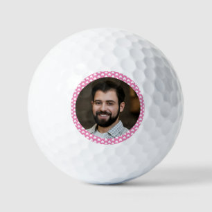 Pelotas De Golf Foto de Boyfriend For Girlfriend Pink w Hearts