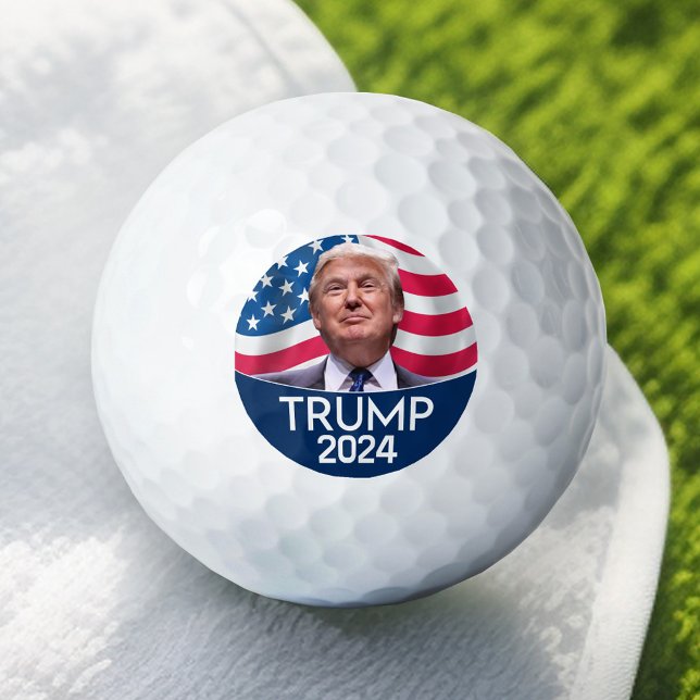 Pelotas De Golf Foto de Donald Trump - presidente (Trump Golf Ball)