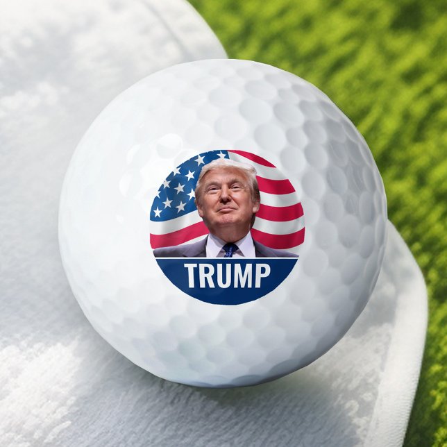 Pelotas De Golf Foto de Donald Trump - presidente 2024 (Trump Golf Ball)