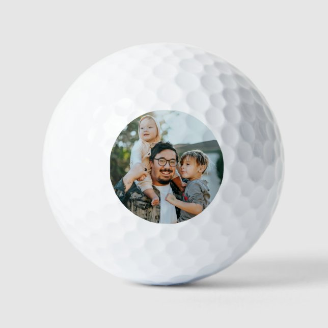 Pelotas De Golf Foto de familia personalizado personalizada (Anverso)