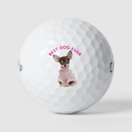 Pelotas De Golf Foto de Mascota de familia redonda personalizada H