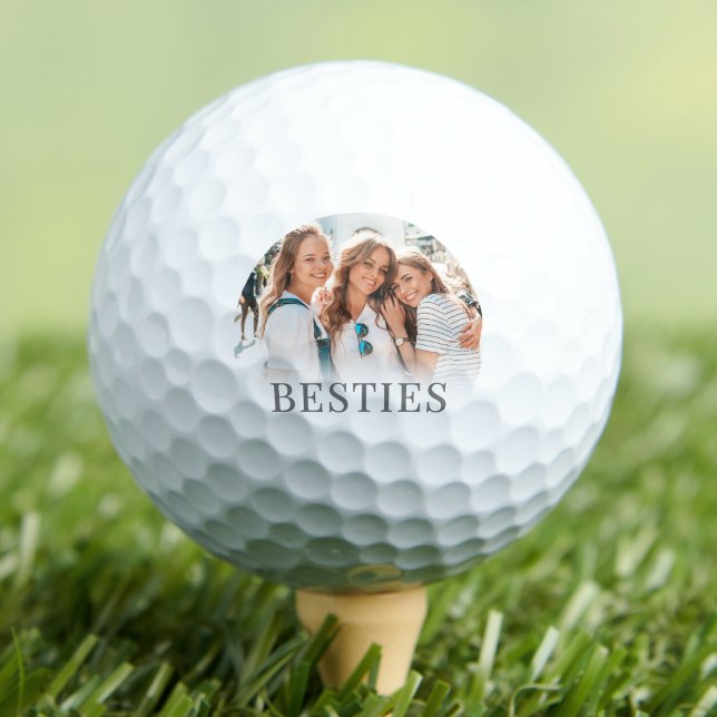 Pelotas De Golf Foto de mejores amigos (Best Friends Photo Golf Balls)